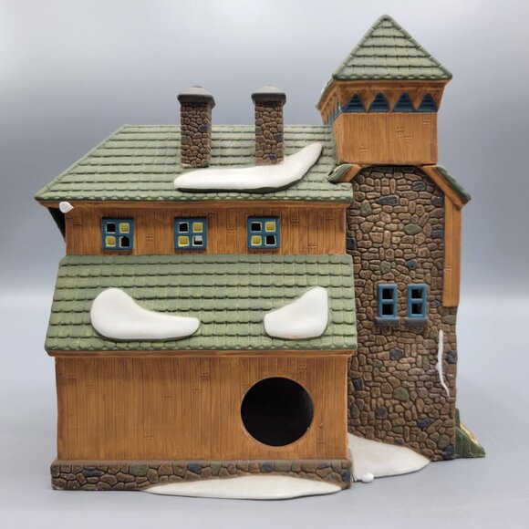 Vtg Dept 56 Heritage Village "McGrebe Cutters & Sleighs" Lighted House Porcelain - Picture 10 of 15